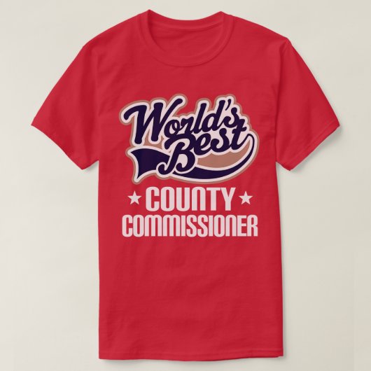 County Commissioner T-shirt (Design voorkant)