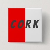 County Cork Flag Badge Button (Voorkant)