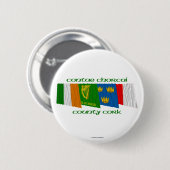 County Cork Flags Ronde Button 5,7 Cm (Voorkant /achterkant)