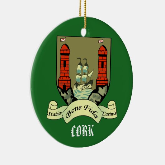 County Cork Ireland Christmas Ornament (Rechts)