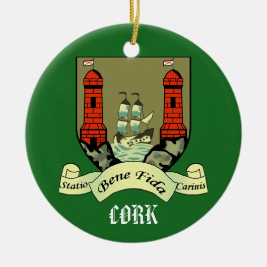 County Cork Ireland Christmas Ornament (Voorkant)