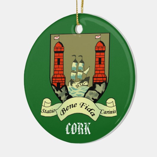 County Cork Ireland Christmas Ornament (Links)