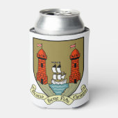 County Cork Ireland Coat of Arms Blikjeskoeler (Blikje Voorkant)