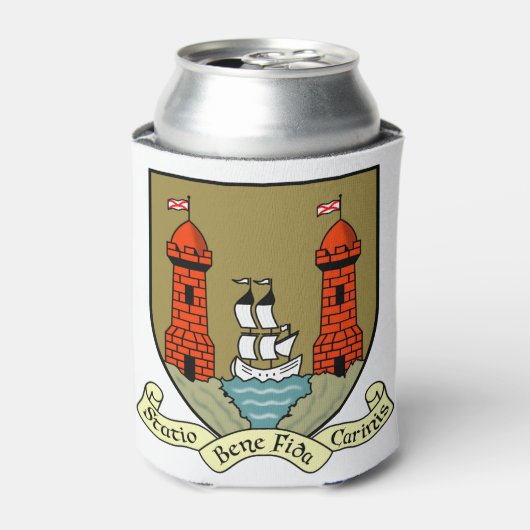 County Cork Ireland Coat of Arms Blikjeskoeler (Blikje Voorkant)