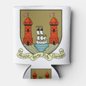 County Cork Ireland Coat of Arms Blikjeskoeler (Voorkant)