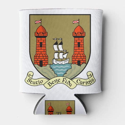 County Cork Ireland Coat of Arms Blikjeskoeler (Voorkant)
