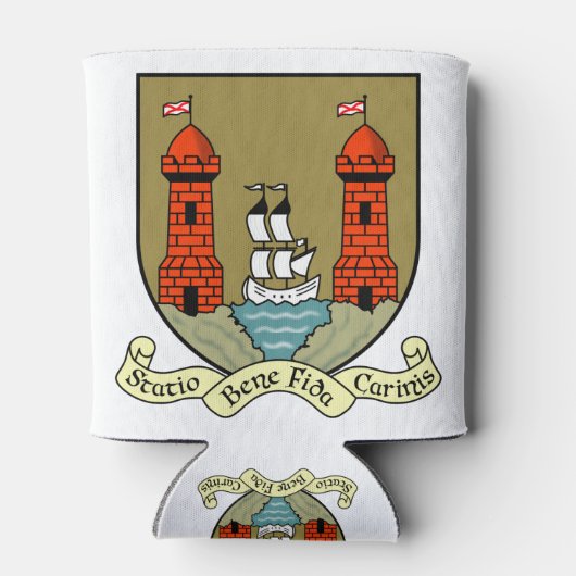 County Cork Ireland Coat of Arms Blikjeskoeler (Achterkant)