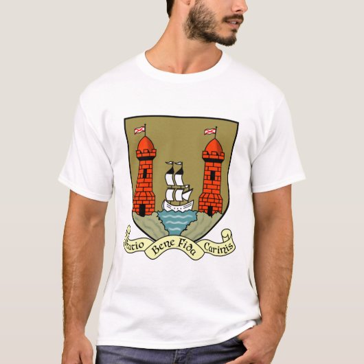 County Cork Ireland Coat of Arms T-shirt (Voorkant)