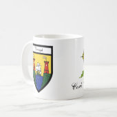 County Cork Map & Crest Mokken (Voorkant links)