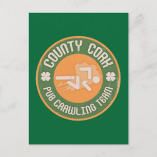 County Cork Pub Crawling Team Briefkaart