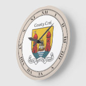 County Cork Wall Clock Grote Klok (Hoek)
