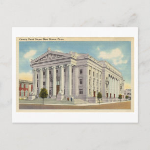 County Court House in New Haven, Connecticut, Briefkaart