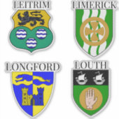 County Crests of Ireland Sticker Series 17-20 (Voorkant)