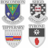 County Crests of Ireland Sticker Series 25-28 (Voorkant)