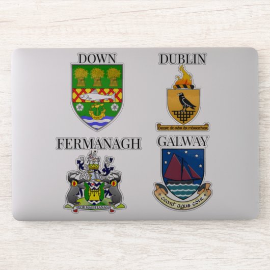 County Crests of Ireland Sticker Series 9-12 (Computer)