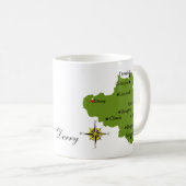 County Derry Map & Crest Mokken (Voorkant rechts)