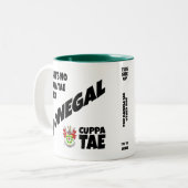 County Donegal Ireland Two-Tone Coffee Mok (Voorkant links)