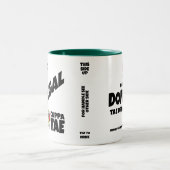 County Donegal Ireland Two-Tone Coffee Mok (Center)