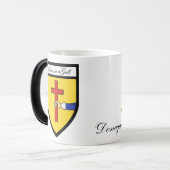 County Donegal Map & Crest Mokken (Voorkant links)