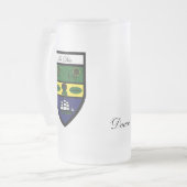 County Down Map en Crest Mokken (Voorkant links)