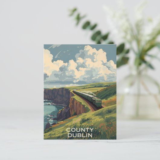 County Dublin Briefkaart (Staand voorkant)