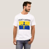 County Durham/English County Flag T-shirt (Voorkant volledig)