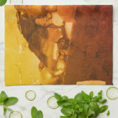 County Fair Blue Ribbon Fruit in Sepia  Theedoek (Gevouwen)