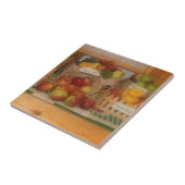 County Fair Fruit Harvest Display Tegeltje (Zijkant)