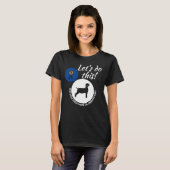 County Fair Livestock Market Wether Goat Dark T-shirt (Voorkant volledig)