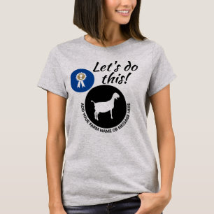 County Fair Livestock Nubian Dairy Goat Show T-shirt