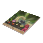 County Fair Vegetable Display Tegeltje (Zijkant)