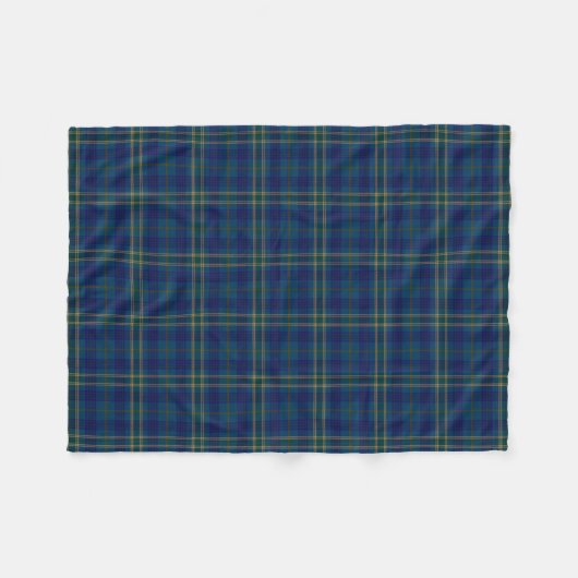 County Fermanagement Irish Tartan Fleece Deken (Voorkant (Horizontaal))