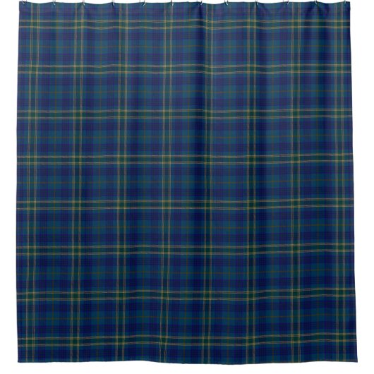 County Fermanagement Irish Tartan Shower Curtain Douchegordijn (Voorkant)