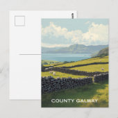County Galway Ierland Briefkaart (Voorkant / Achterkant)
