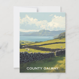 County Galway Ierland Briefkaart