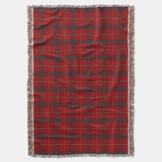 County Galway Irish Tartan Deken (Voorkant Verticaal)