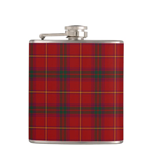 County Galway Irish Tartan Heupfles (Voorkant)