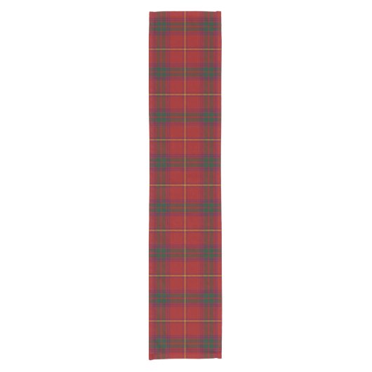 County Galway Irish Tartan Korte Tafelloper (Voorkant)