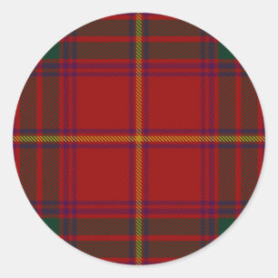 County Galway Irish Tartan Ronde Sticker