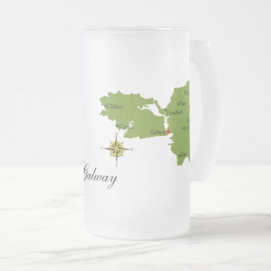 County Galway Map & Crest Mokken (Voorkant rechts)