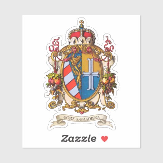 County Gorizia en Gradisca Sticker (Vel)
