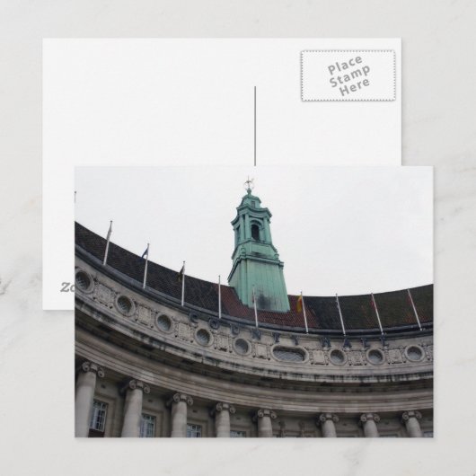 County Hall - Londen, Engeland Briefkaart (Voorkant / Achterkant)
