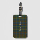 County Kerr Tartan Bagagelabel (Voorkant (verticaal))