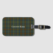 County Kerr Tartan Bagagelabel (Voorkant (horizontaal))