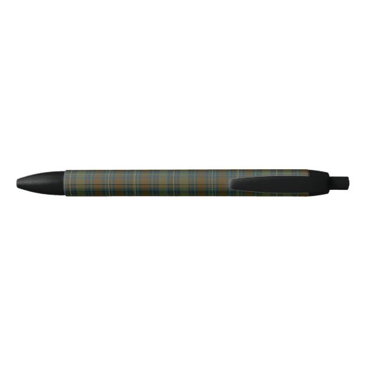 County Kerr Tartan Zwarte Inkt Pen (Achterkant)
