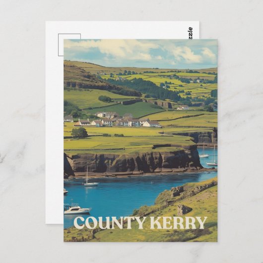 County Kerry Briefkaart (Voorkant / Achterkant)