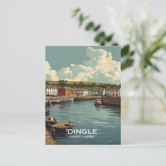 County Kerry Dingle Briefkaart (Staand voorkant)