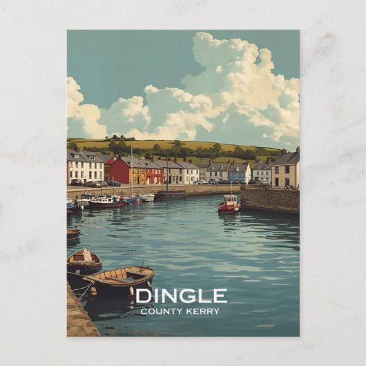 County Kerry Dingle Briefkaart (Voorkant)