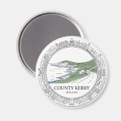County Kerry Dingle Ierland Magneet (Voorkant / Achterkant)