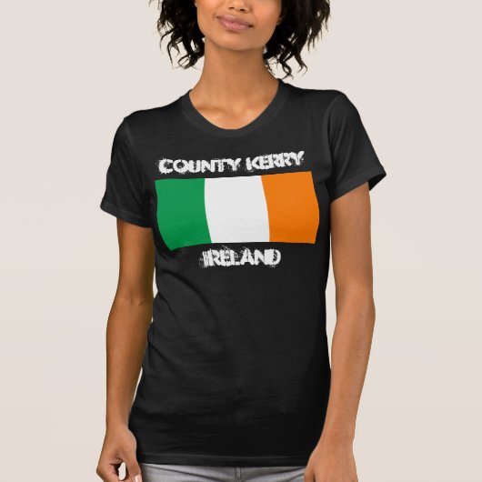 County Kerry, Ierland met Ierse vlag T-shirt (Voorkant)